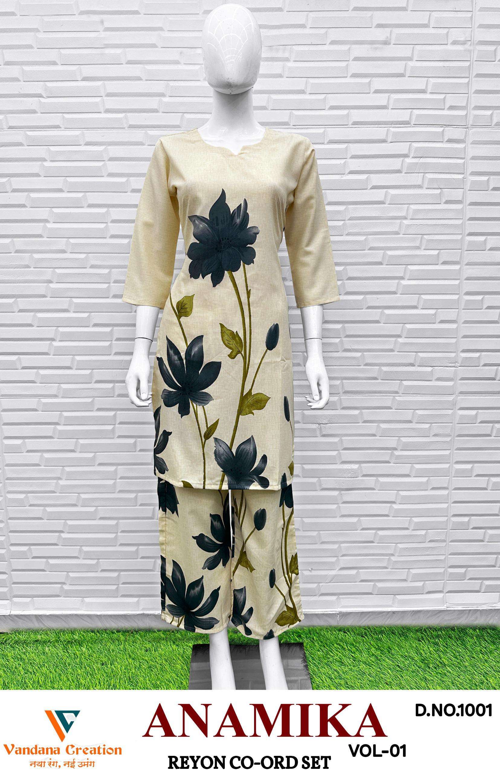 ANAMIKA VOL-1CO-ORD SET by Vandana